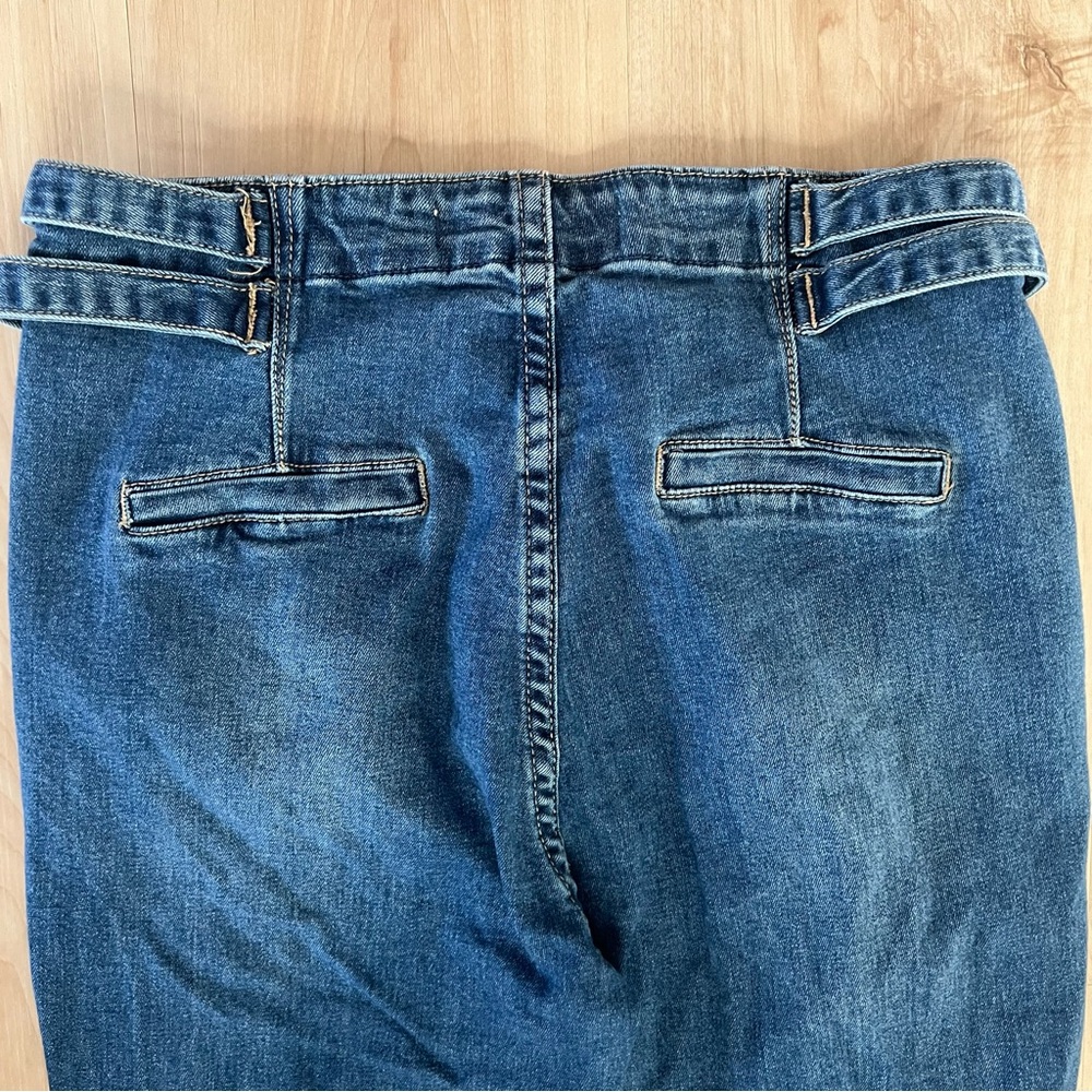 Rock & Roll Denim High Rise Flare Jean Pants - Picture 7 of 9